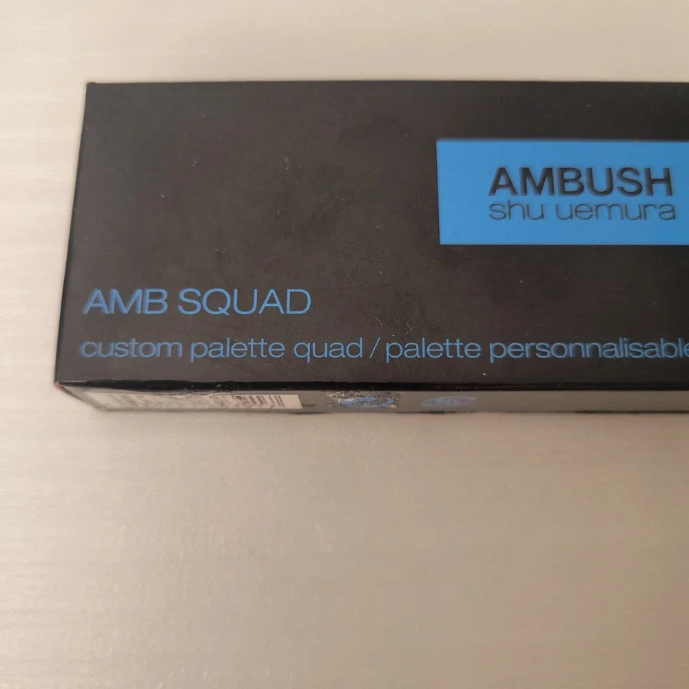 Shu Uemura AMBUSH AMB Squad + Play Date Custom Palette Quad Empty Cases Box